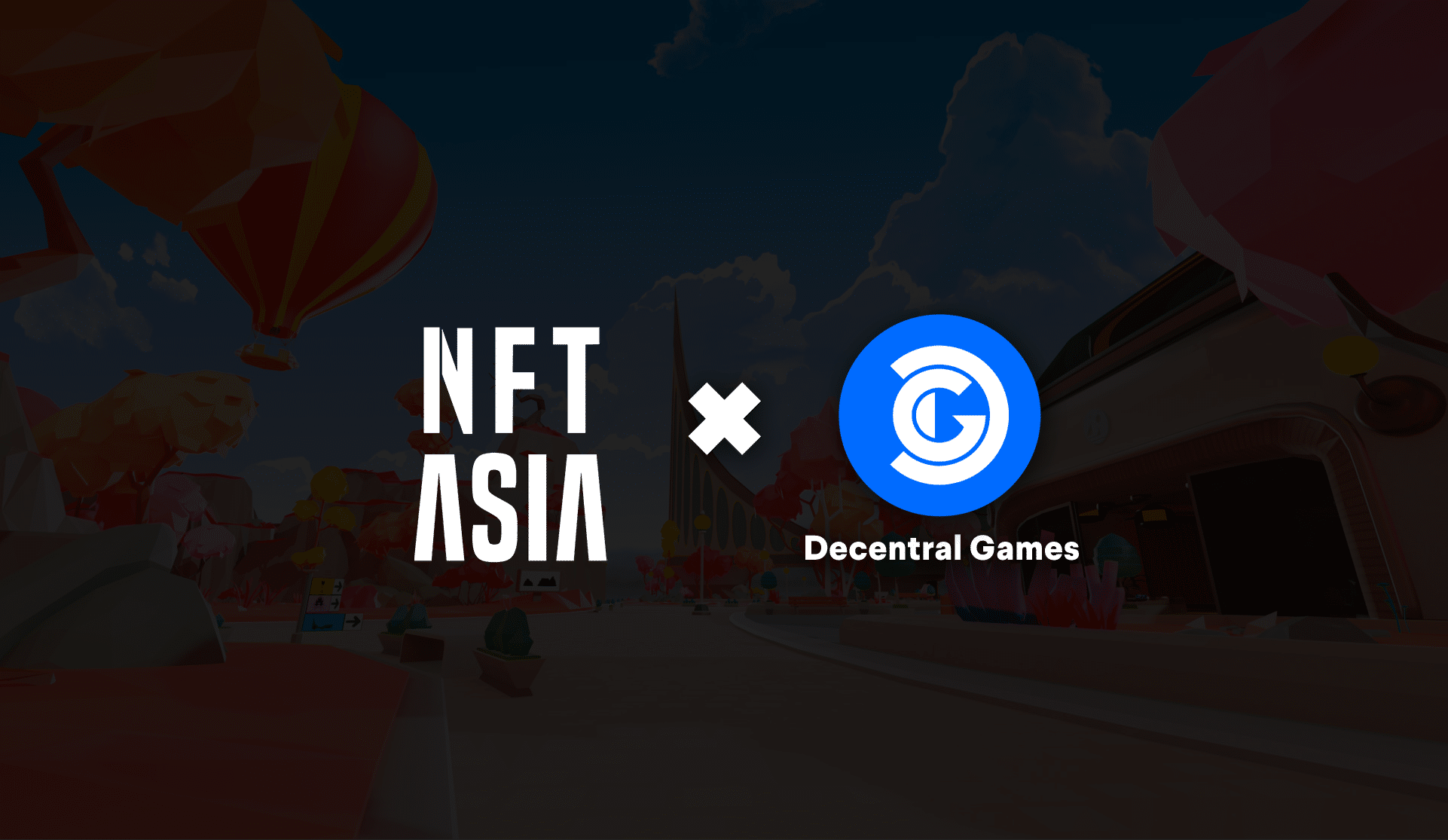 NFT Asia and Decentral Games logos