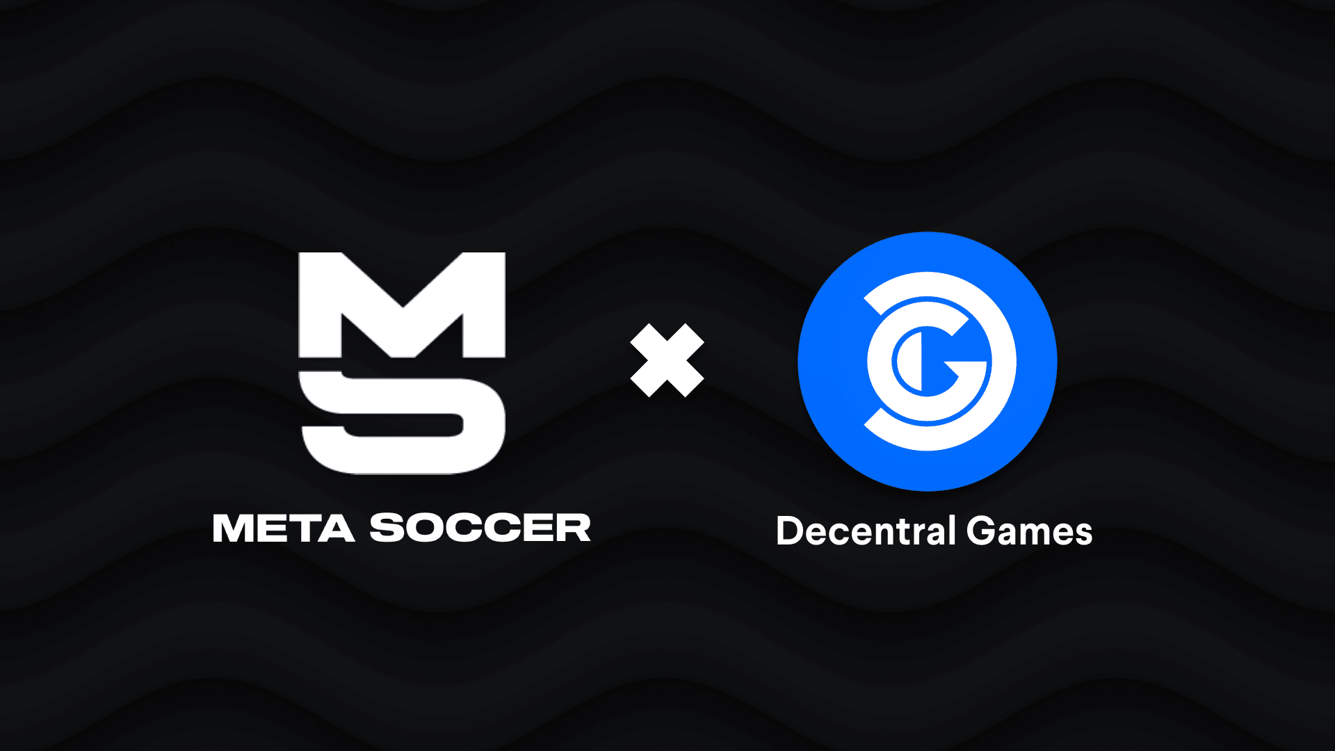 MetaSoccer and Decentral Games logos
