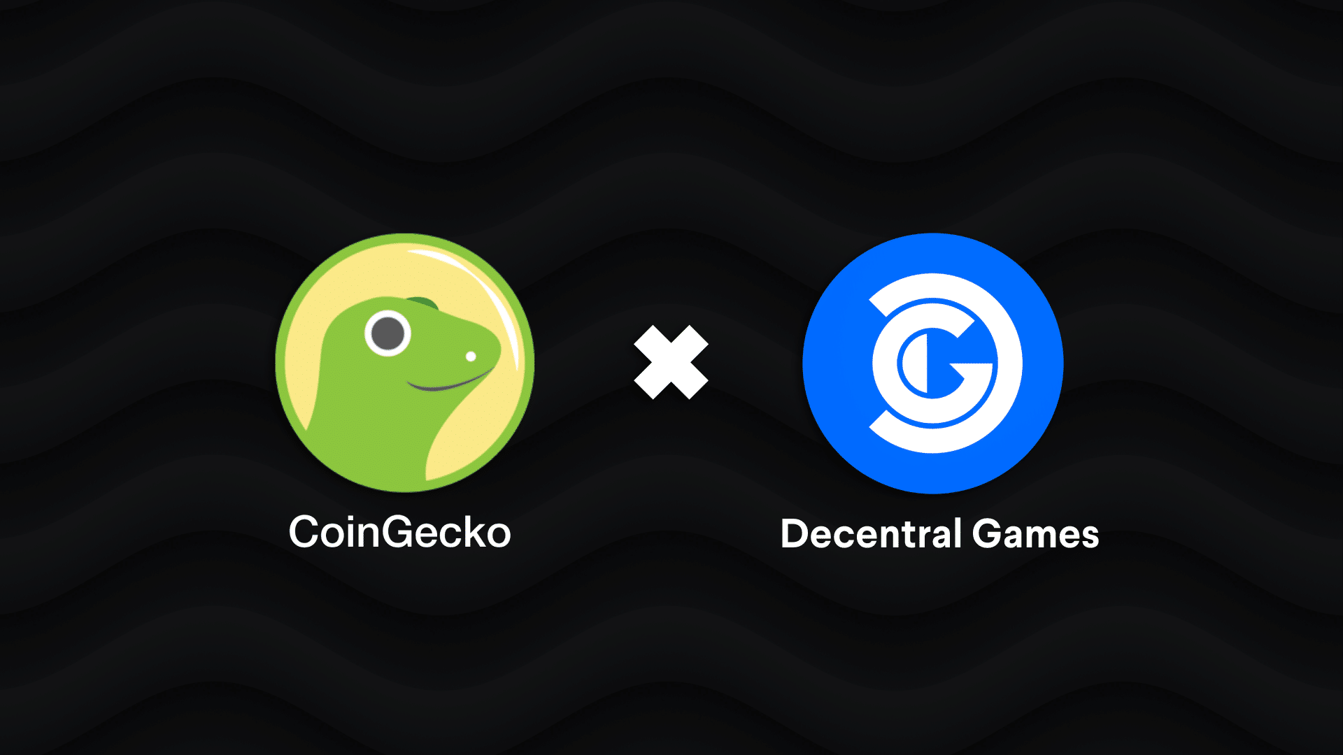 CoinGecko and Decentral Games logos