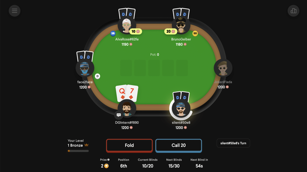 ICE Poker Arcade: Sit and Go tournament