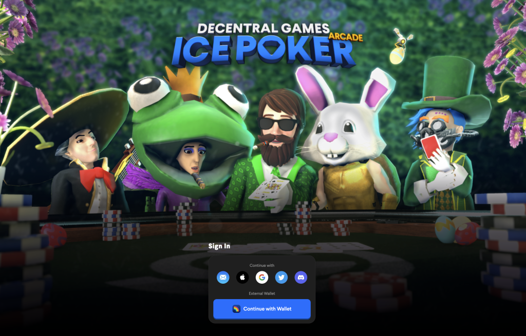 ICE Poker Arcade Sign-in