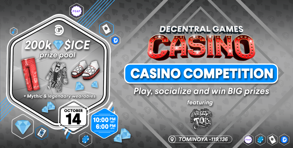 Decentral Games Casino Competition event
