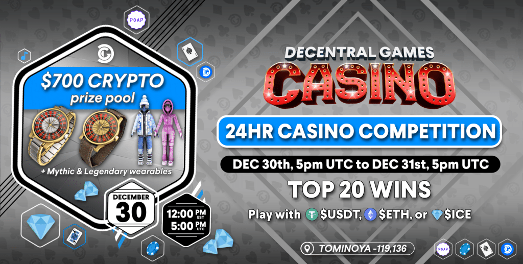 Decentral Games Casino Competition event